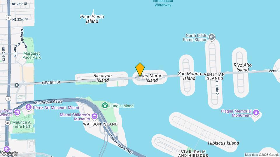 1281 S Venetian Way Map and Location Details