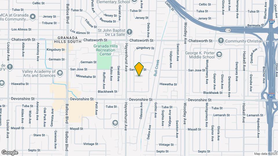 16520 Minnehaha St Map and Location Details