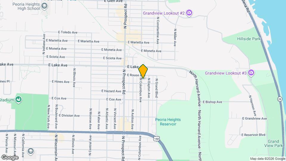 4206 N Columbus Ave Map and Location Details