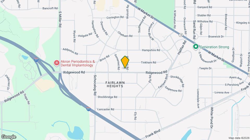 2343 Ridgewood Rd Map and Location Details