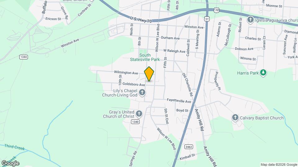 614 Goldsboro Ave Map and Location Details