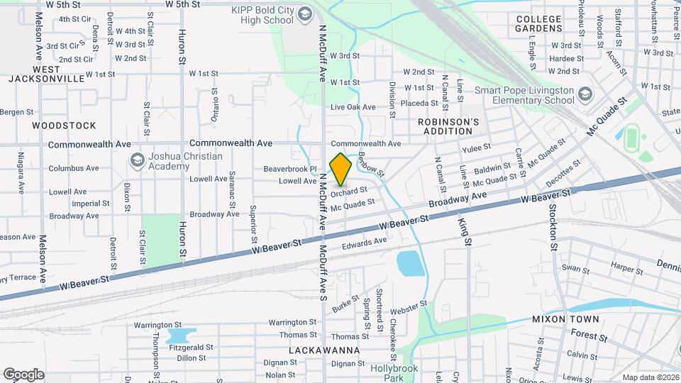 830 Garfield St Mapa y Detalles de la Ubicación