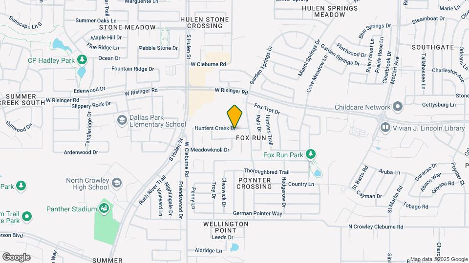 4113 Hunters Creek Dr Map and Location Details
