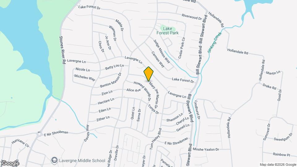 122 Mary Joe Martin Dr Mapa y Detalles de la Ubicación