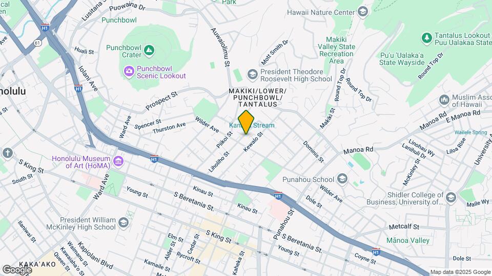 Liholiho Lani Mapa y Detalles de la Ubicación