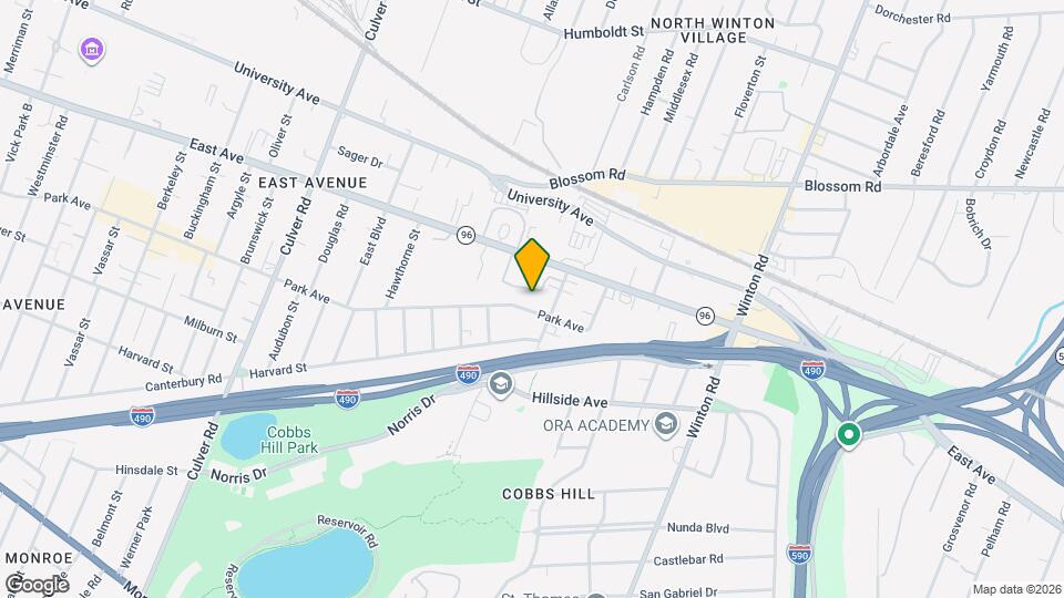 1206 Park Ave Map and Location Details