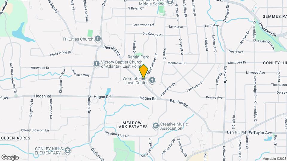 2473 Ben Hill Rd Map and Location Details