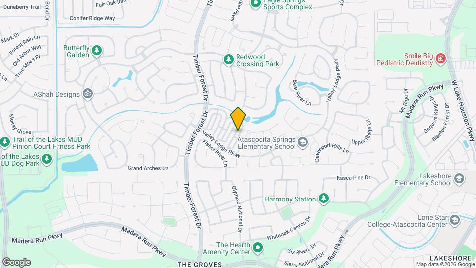17250 Lafayette Hollow Ln Mapa y Detalles de la Ubicación