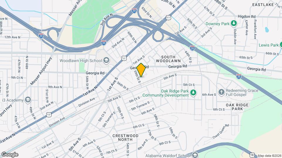 5909 3rd Ave S Map and Location Details