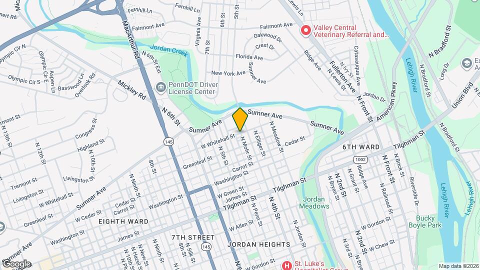 416 W Whitehall St Map and Location Details