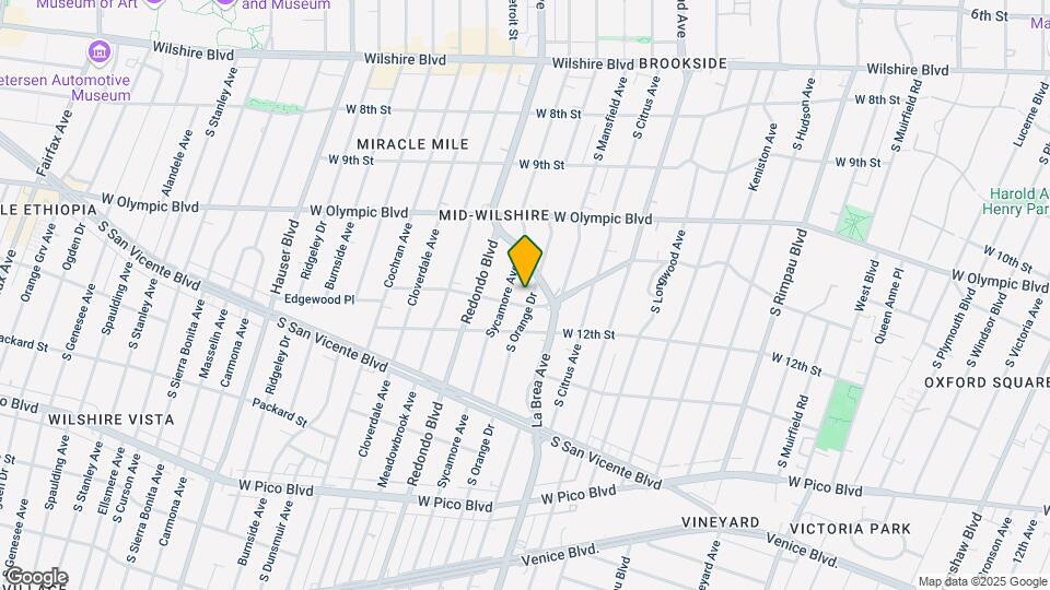 1093 S Orange Dr Map and Location Details