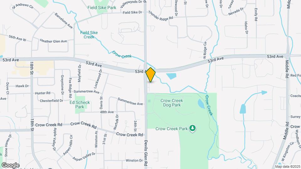 5005 Devils Glen Rd Map and Location Details