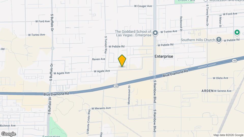 7205 Copper Grove Ave Map and Location Details