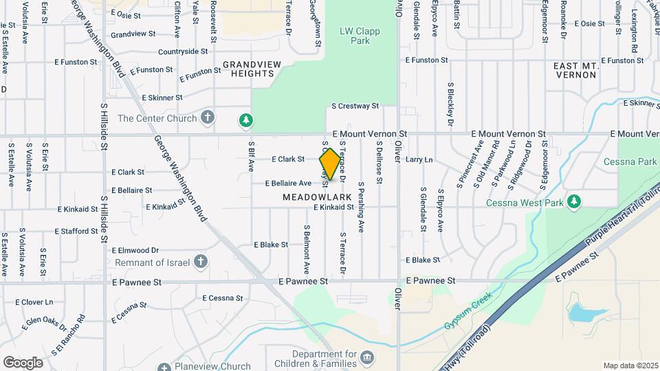 2146 S Crestway St Map and Location Details