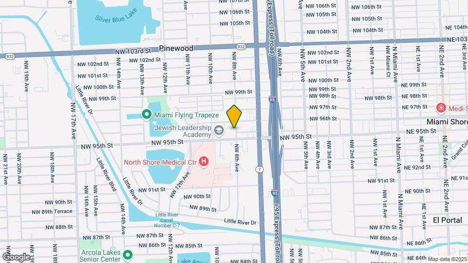 9528 NW 8th Ave Map and Location Details