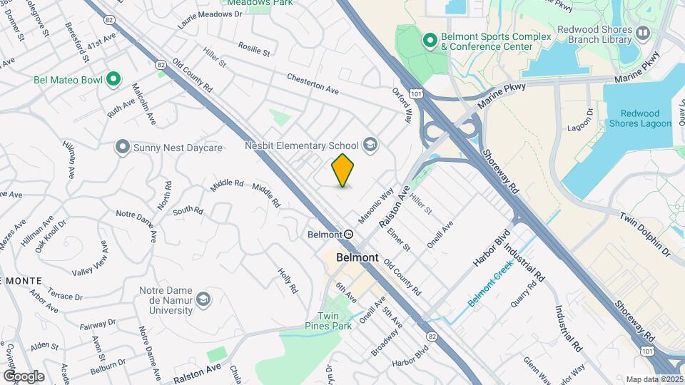 The Hayden Mapa y Detalles de la Ubicación