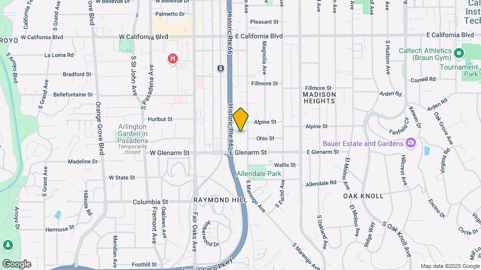 975 S Marengo Ave Map and Location Details