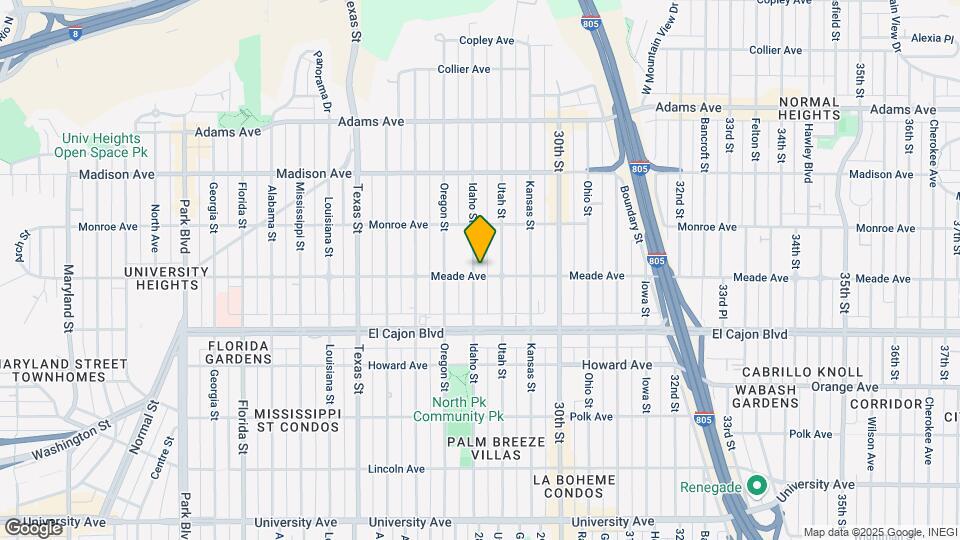 4403 Idaho St Map and Location Details