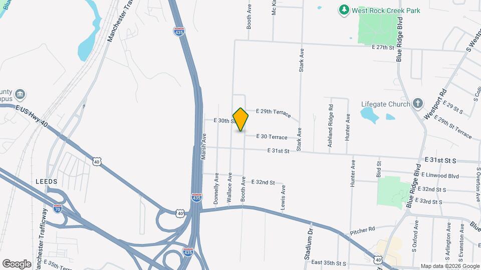 3018 Booth Ave Map and Location Details