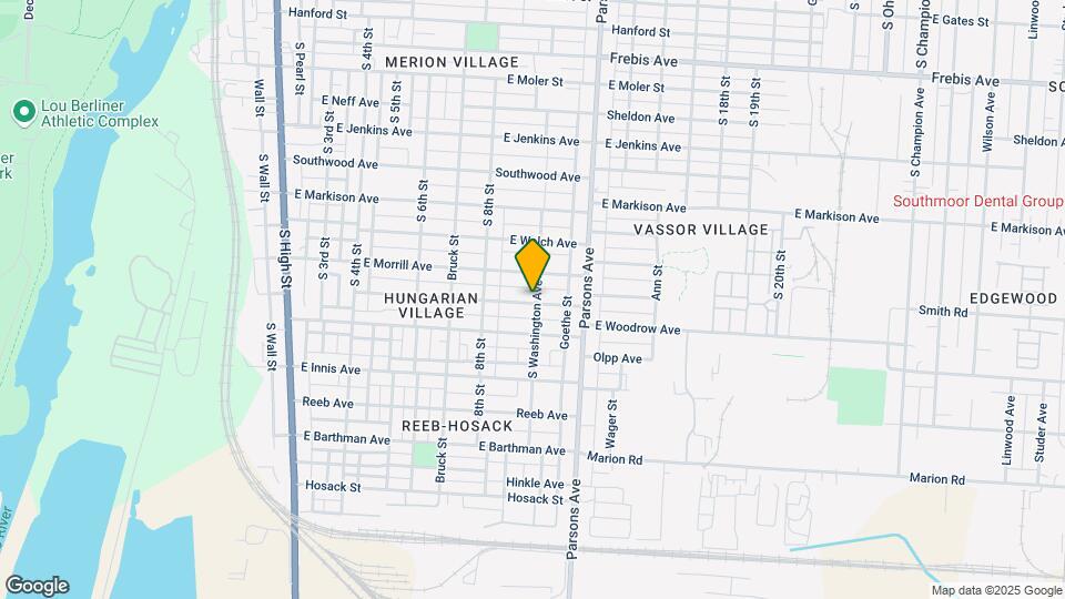 352 E Hinman Ave Map and Location Details