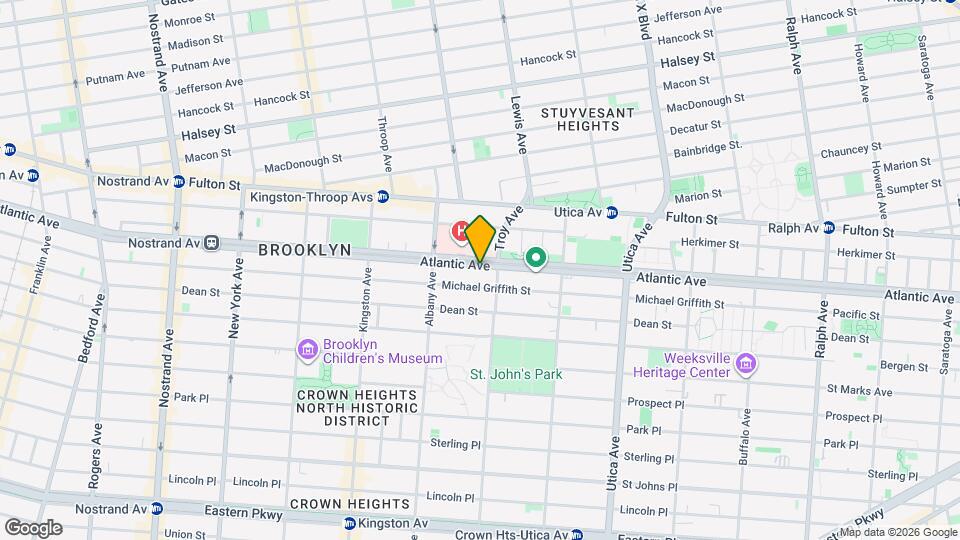 1644 Atlantic Ave Mapa y Detalles de la Ubicación