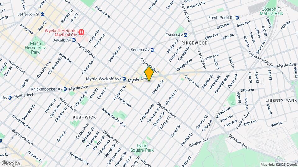 1625 PUTNAM AVE Mapa y Detalles de la Ubicación