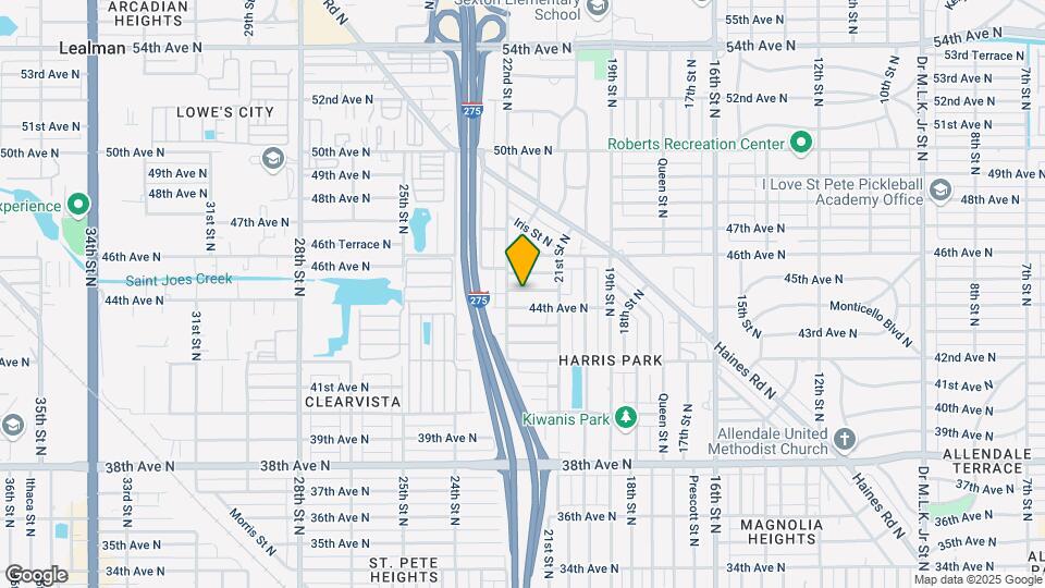 2156 45th Ave N Map and Location Details