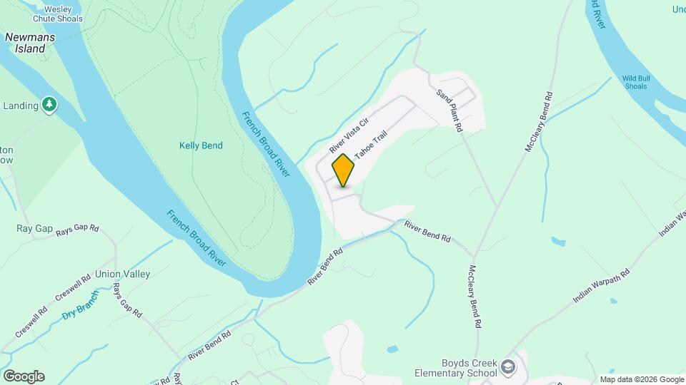 1714 Bend View Ln Map and Location Details