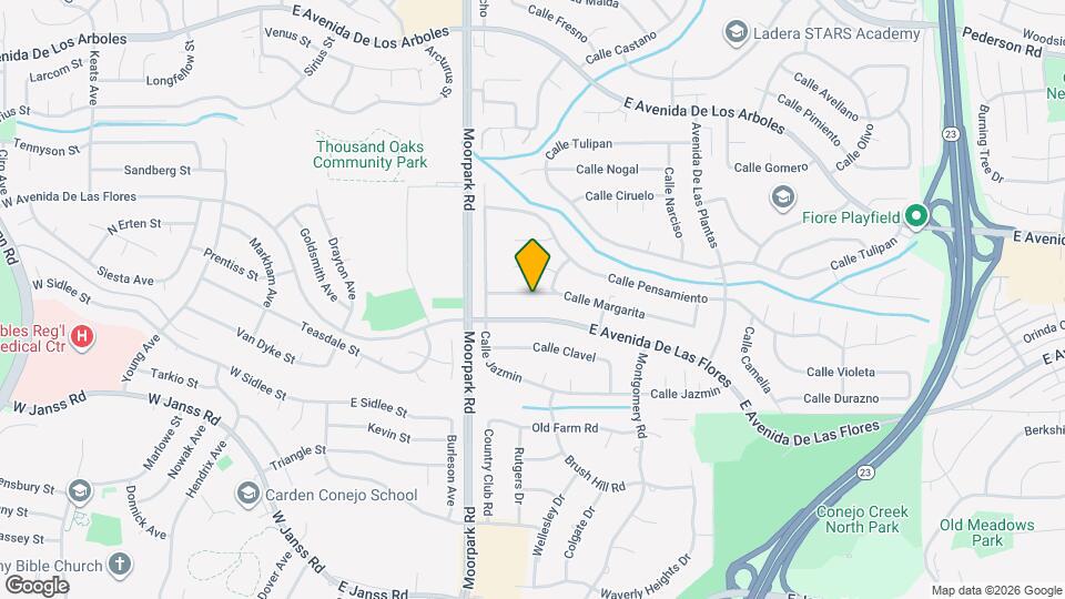 734 Calle Margarita Map and Location Details