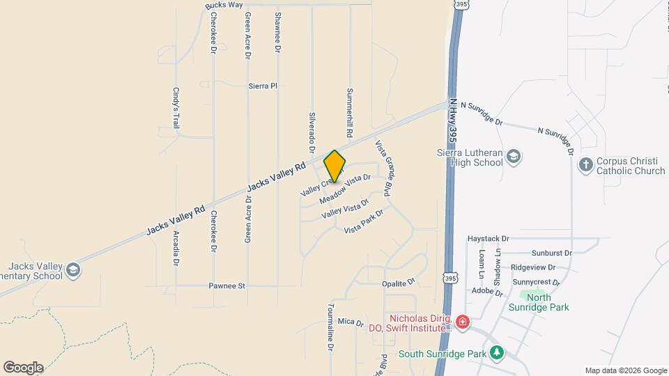 875 Valley Crest Dr Map and Location Details