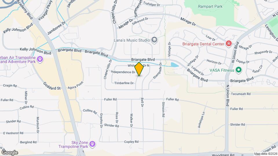 7569 Red Mountain Dr Map and Location Details