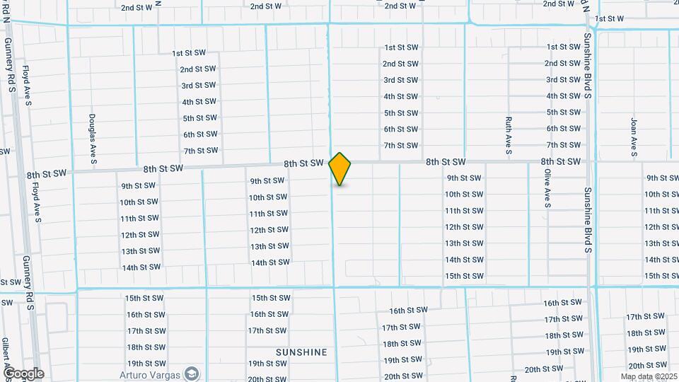 3614 10th St SW Map and Location Details