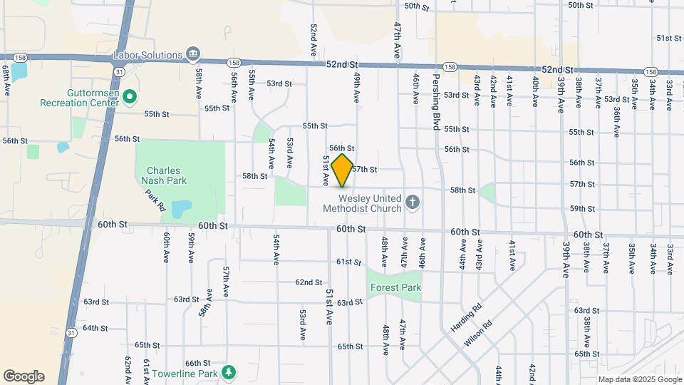 5009 58th St Map and Location Details
