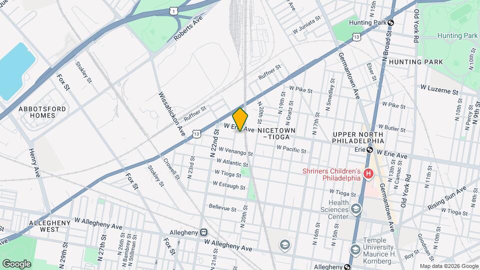3649 N 21st St Map and Location Details