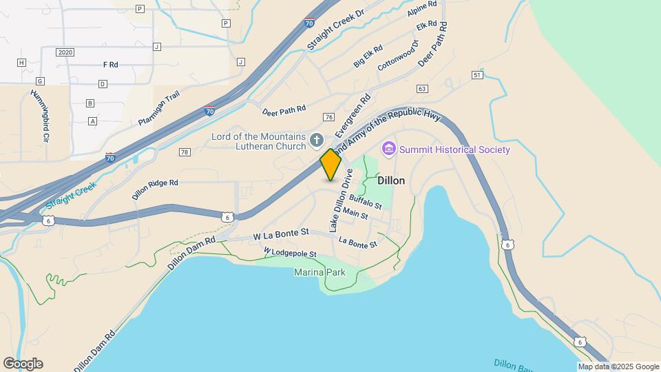 240 Lake Dillon Dr Map and Location Details
