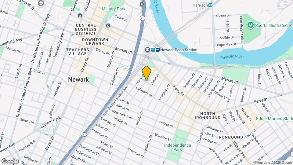 109 Hamilton St, Unit 200 Mapa y Detalles de la Ubicación