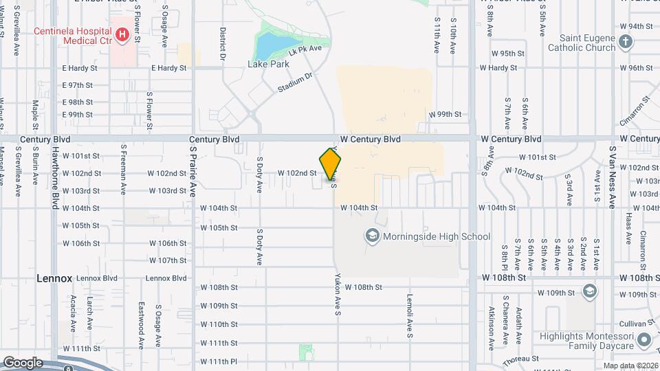 10225 Yukon Ave Map and Location Details