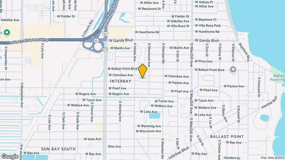 3409 W Paxton Ave Map and Location Details