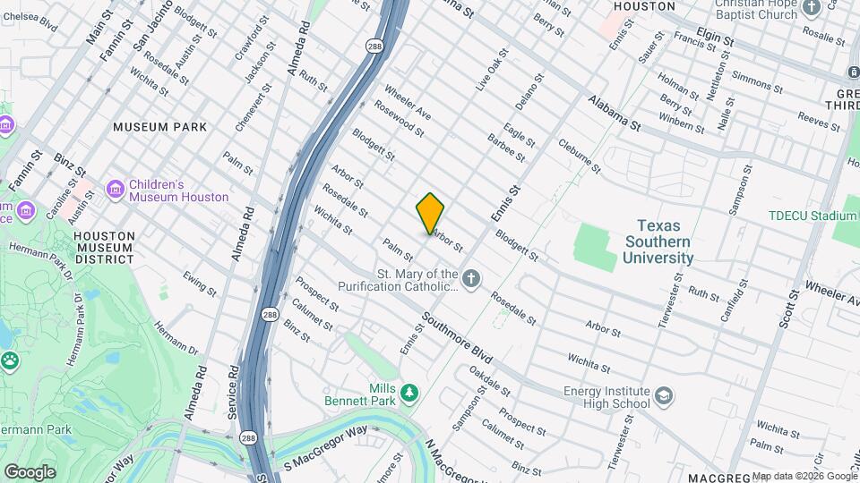 4911 Delano St Mapa y Detalles de la Ubicación