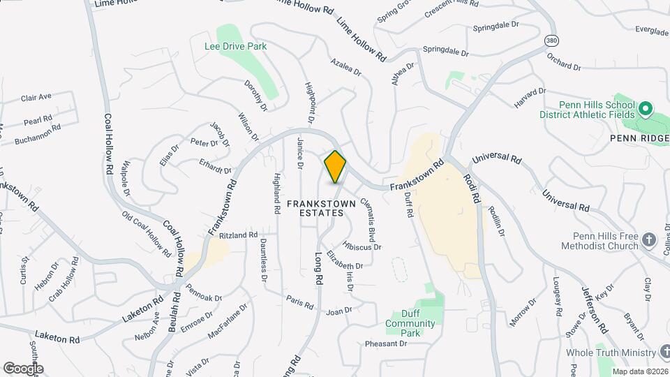 202 Long Road Mapa y Detalles de la Ubicación