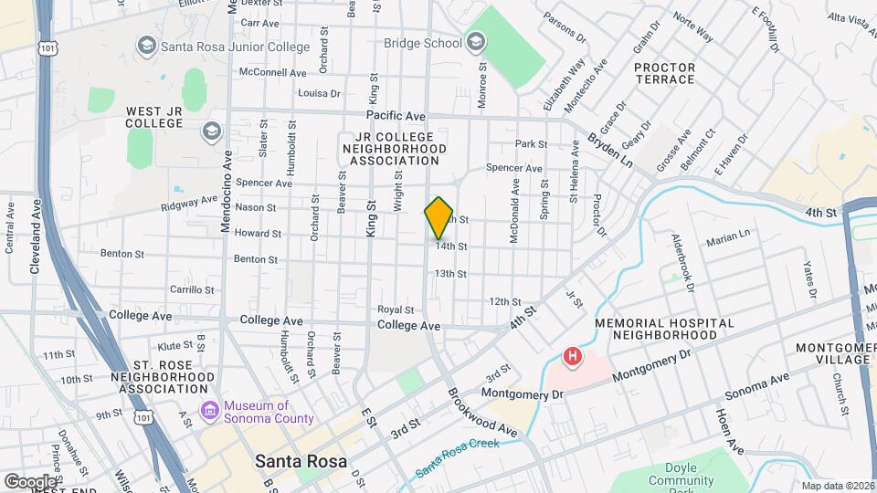 1114 14th St Map and Location Details