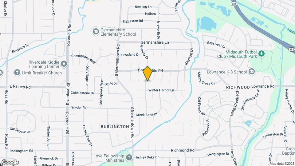 4134 Glenroy Dr Map and Location Details