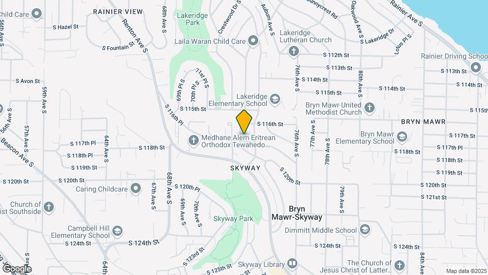 7200 S 118th Pl Map and Location Details