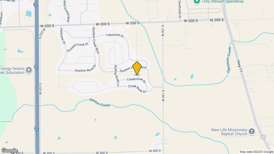 2018 Creekstone Dr Map and Location Details