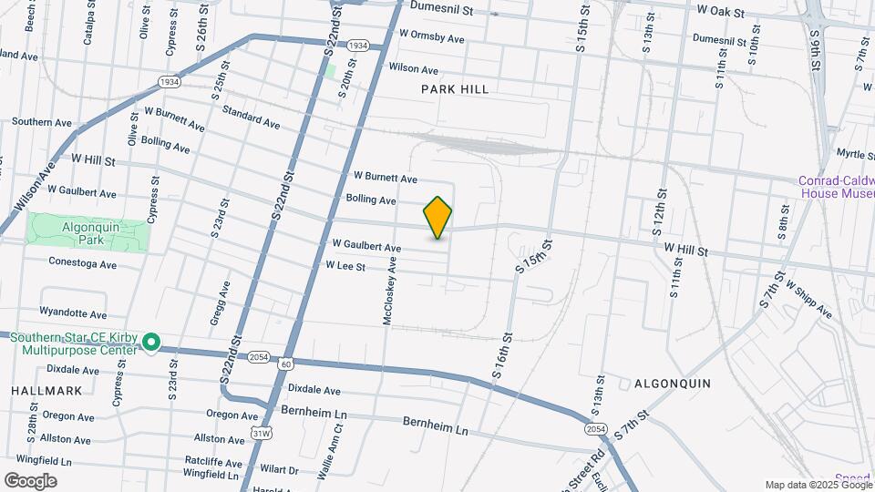 1709 W Gaulbert Ave Map and Location Details