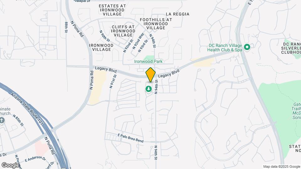 18358 N 93rd Way Mapa y Detalles de la Ubicación
