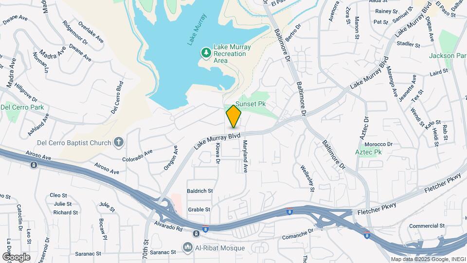 5424 Lake Murray Blvd, Unit 1 Map and Location Details
