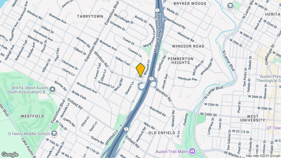 2400 Winsted Ln Map and Location Details