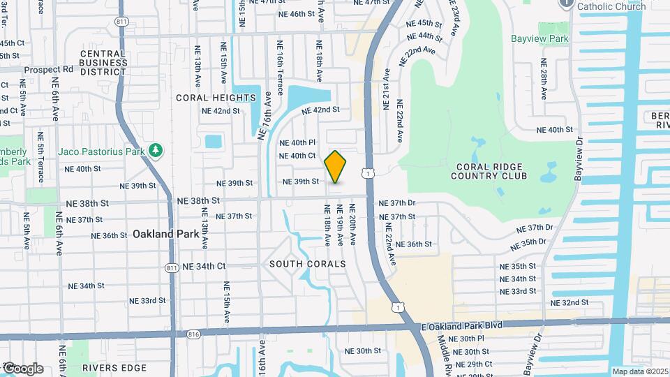 1831 NE 38th St, Unit 503 Mapa y Detalles de la Ubicación