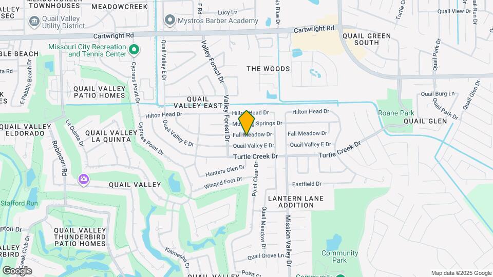 2107 Fall Meadow Dr Map and Location Details